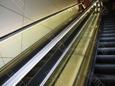 black escalator
