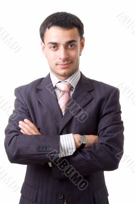 smiling young businessman