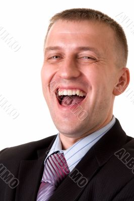 smiling young businessman