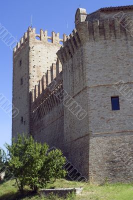 Medieval Castle of Rancia, near Tolentino