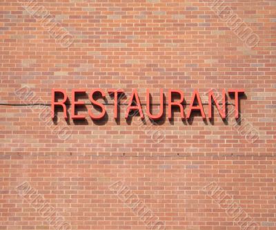 restaurant sign