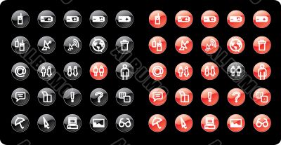 Web and internet icons