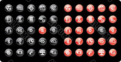 Web and internet icons