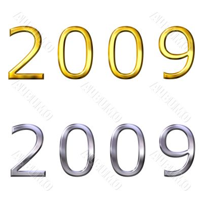 3d year of 2009 in gold and silver