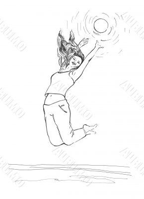 Jump to sun