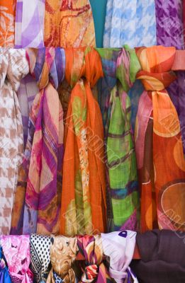 Colorful scarfs