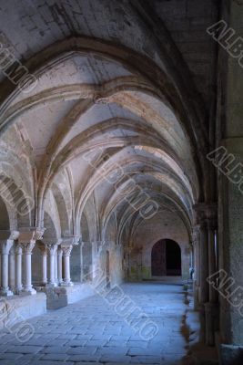 cloister in abbey