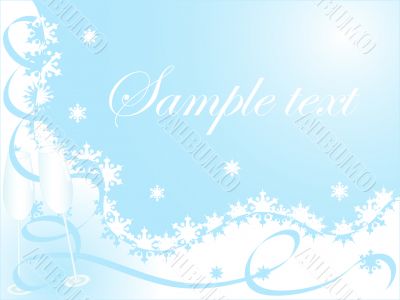 Blue background
