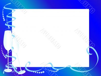 Blue background