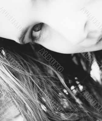 Face of a girl