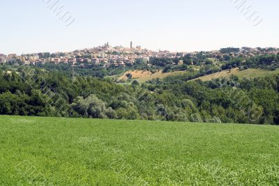 Panoramic view of Macerata