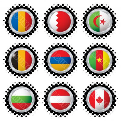 halftone flag button 2