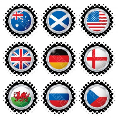 halftone flag button 1