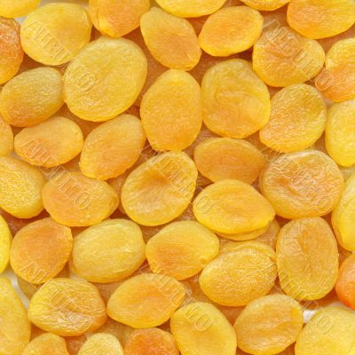 Dried apricots, texture