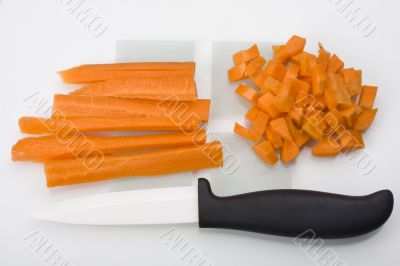 sliced carrots