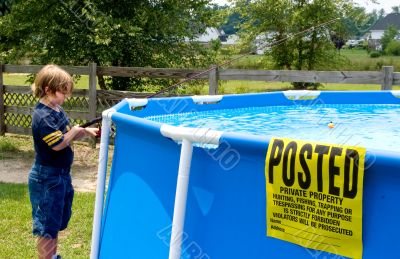 Posted No Trespassing