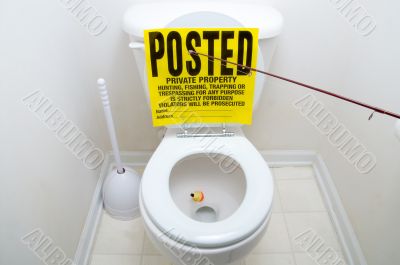 Posted Toilet