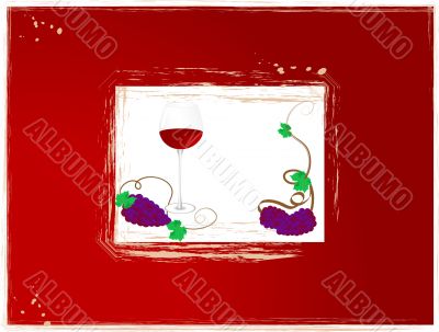 Glass of wine
