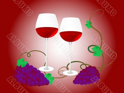 Glass of wine