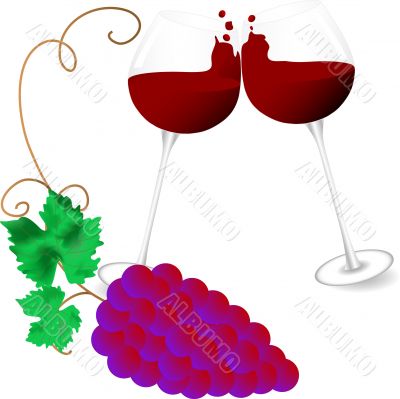 Glass of wine