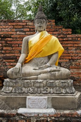 Buddha statue in Ayutthaya, Thailand