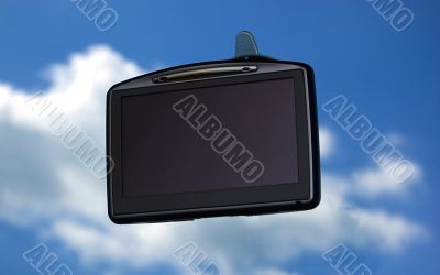 GPS on car window