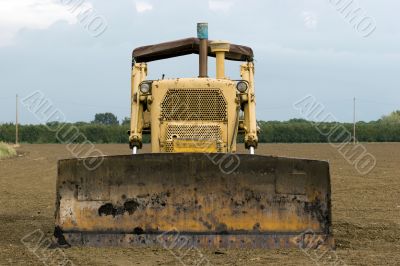 Yellow buldozer