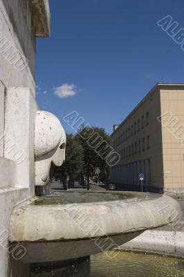 Marble fountain