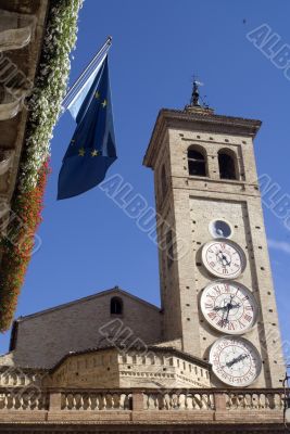 Tolentino, clock tower