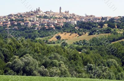 Panoramic view of Macerata