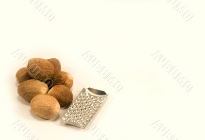 Nutmeg with grater