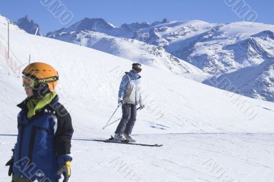 Child Ski vacation in Alpes