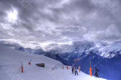 Ski vacation in Alpes