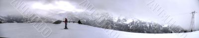 Panorama - Ski vacation in Alpes