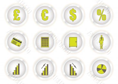 green glow buttons financial
