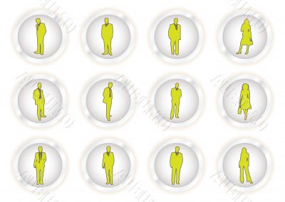 green glow buttons business