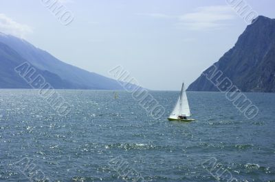 Sailing on Lake Garda