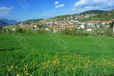 Alpine town