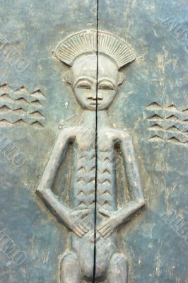 African bas-relief