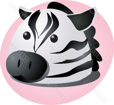 Cartoon zebra
