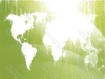 Map of the world illustration