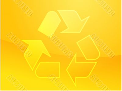 Recycling eco symbol