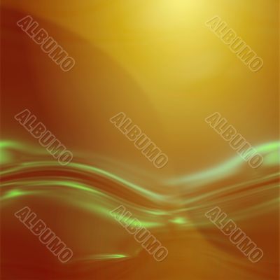 Wavy glowing colors
