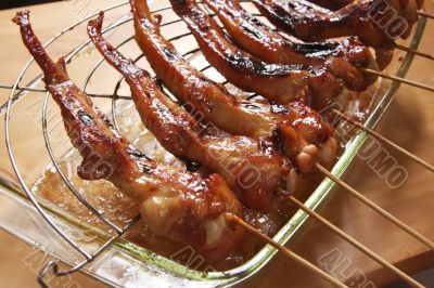 Grilled chicken wings