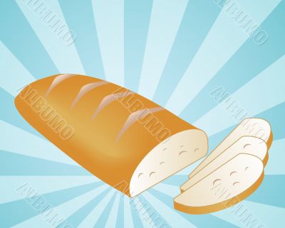 Sliced bread illustration