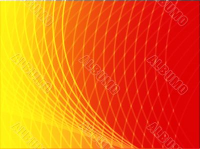 Wavy glowing colors