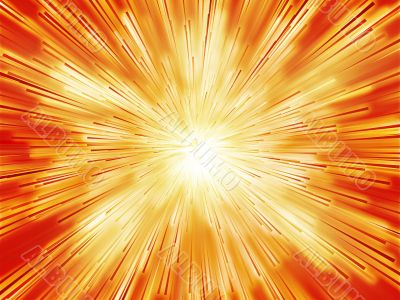 Burst streaks of light