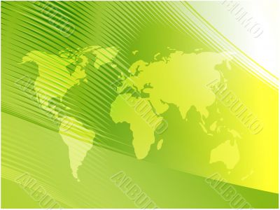 Map of the world illustration