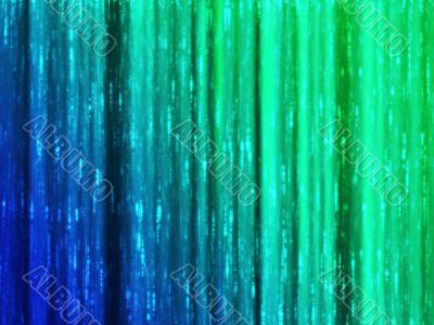 Streaks of multicolored light