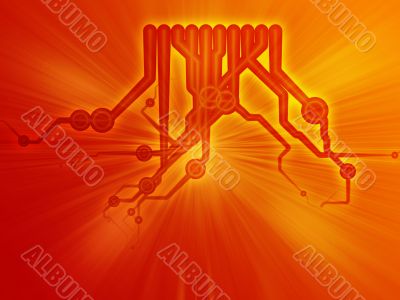 Technical schematic diagram